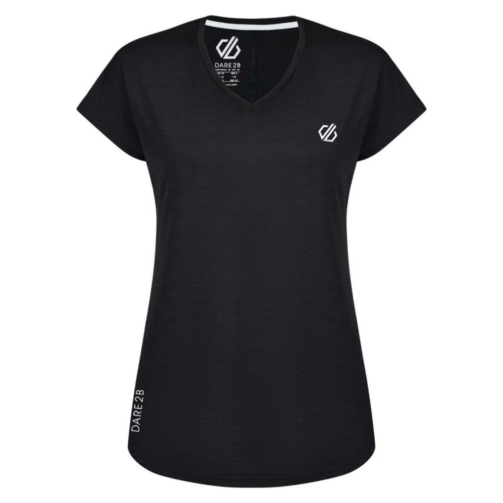 Dare 2B Womens/Ladies Vigilant Active T-Shirt / Black